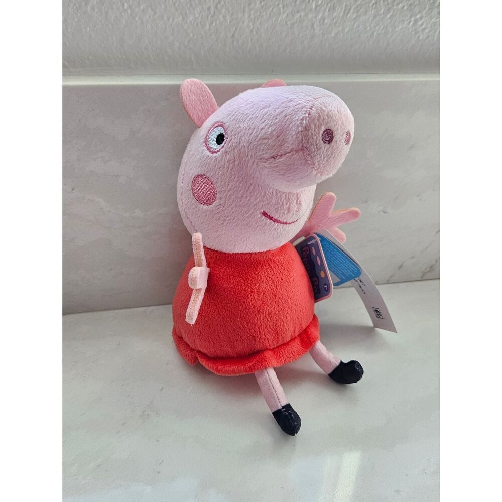 Peppa Pig Plush Toy Pink and Red